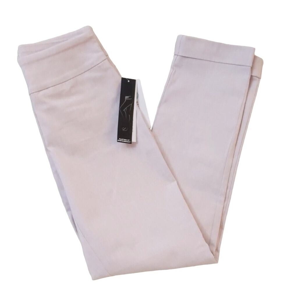 NWT Tribal Pale Lilac Pull On Flatten It Cuffed Pants size 6